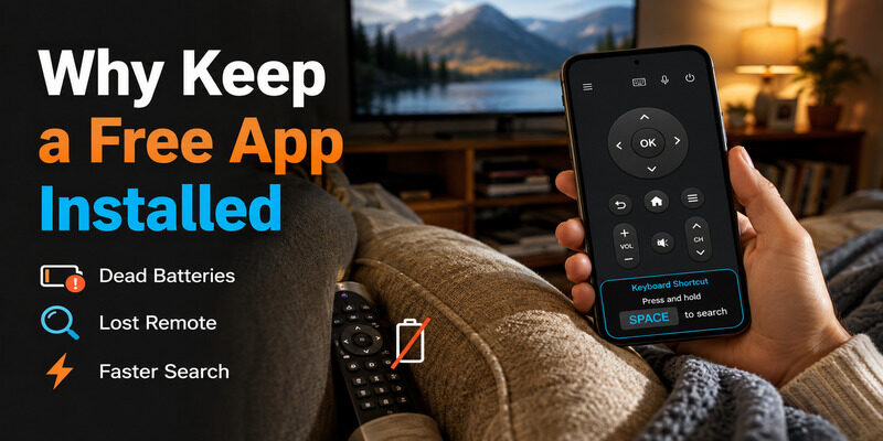 Official vs free apps β’ Android & iPhone β’ Fire TV Edition β’ Works without the old remote