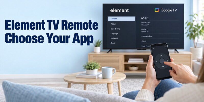 Element TV Remote App Free: Choose the Correct Xumo, Roku, or Google App