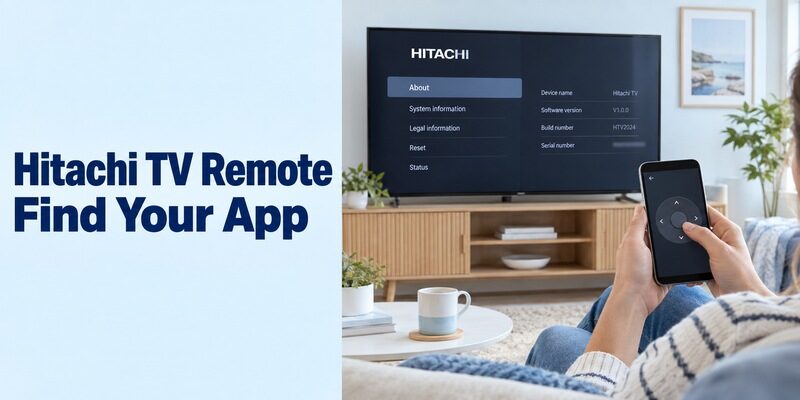 Hitachi TV Remote App Free: Connect the Right App to Your Television
