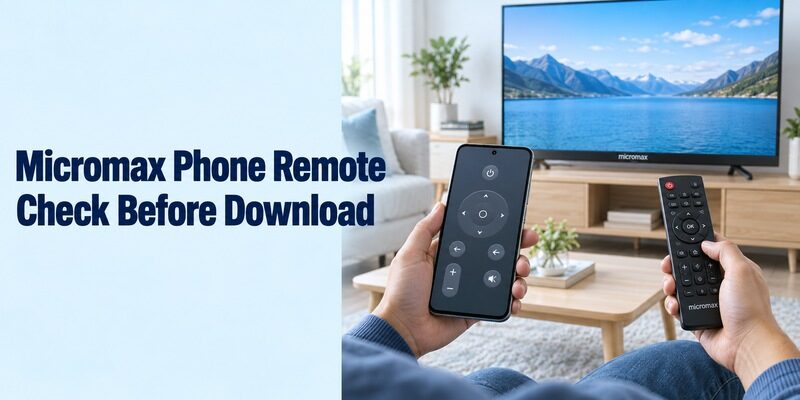Micromax TV Remote Original App Download: Check the Publisher and Connection