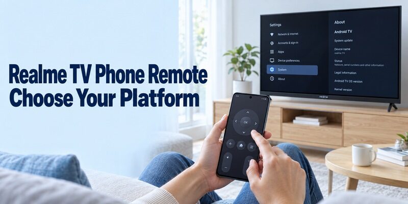 Realme TV Remote App Download: Match the App to Your Television