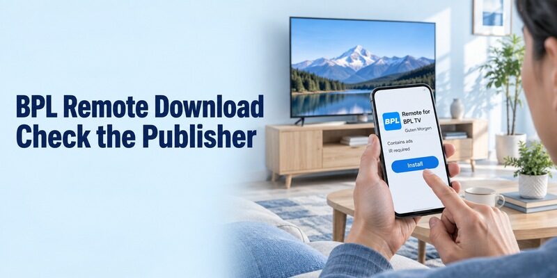 BPL TV Remote Control App Download: Match Your Model Before Installing