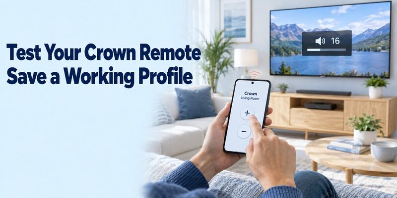Crown TV Remote Download: Find a Compatible App and Test It Properly